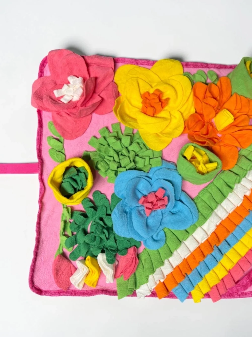 NWOT Ankilo Dog Snuffle Mat Slow Feeder Foraging Mat 20x20 Pink